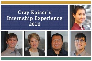Cray Kaiser's 2016 Interns